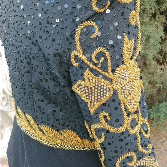 Kathryn Conover by Night Ladies Silk Jacket 8 - Picture 5 of 9